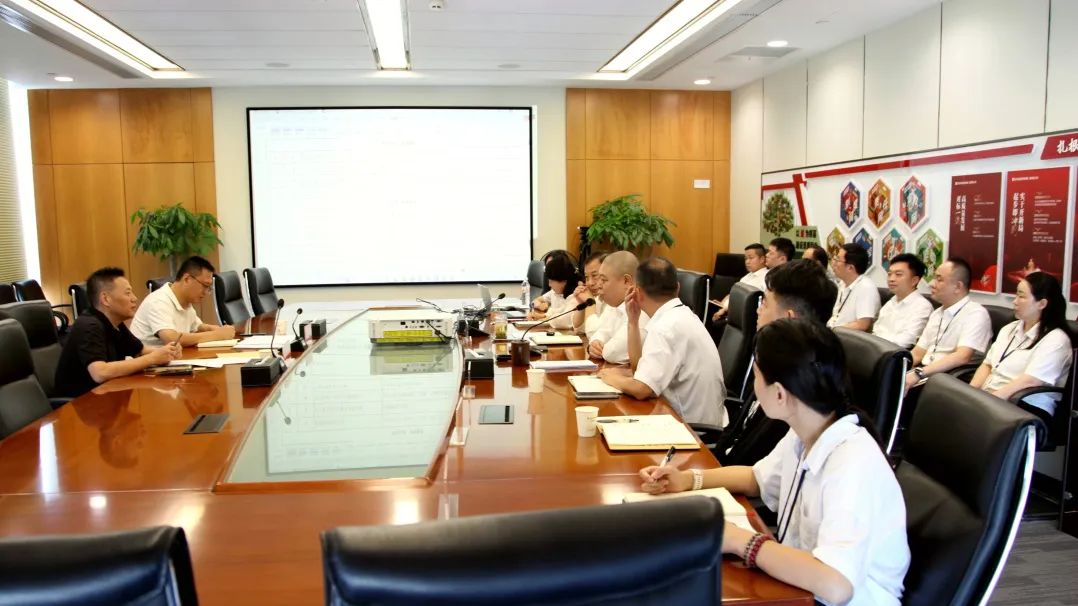 集团党委第一轮巡察暨巡察整改“回头看”强盛公司定见反馈会进行